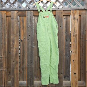 Light Green Women's Overalls Jeans - Classic Bib Style